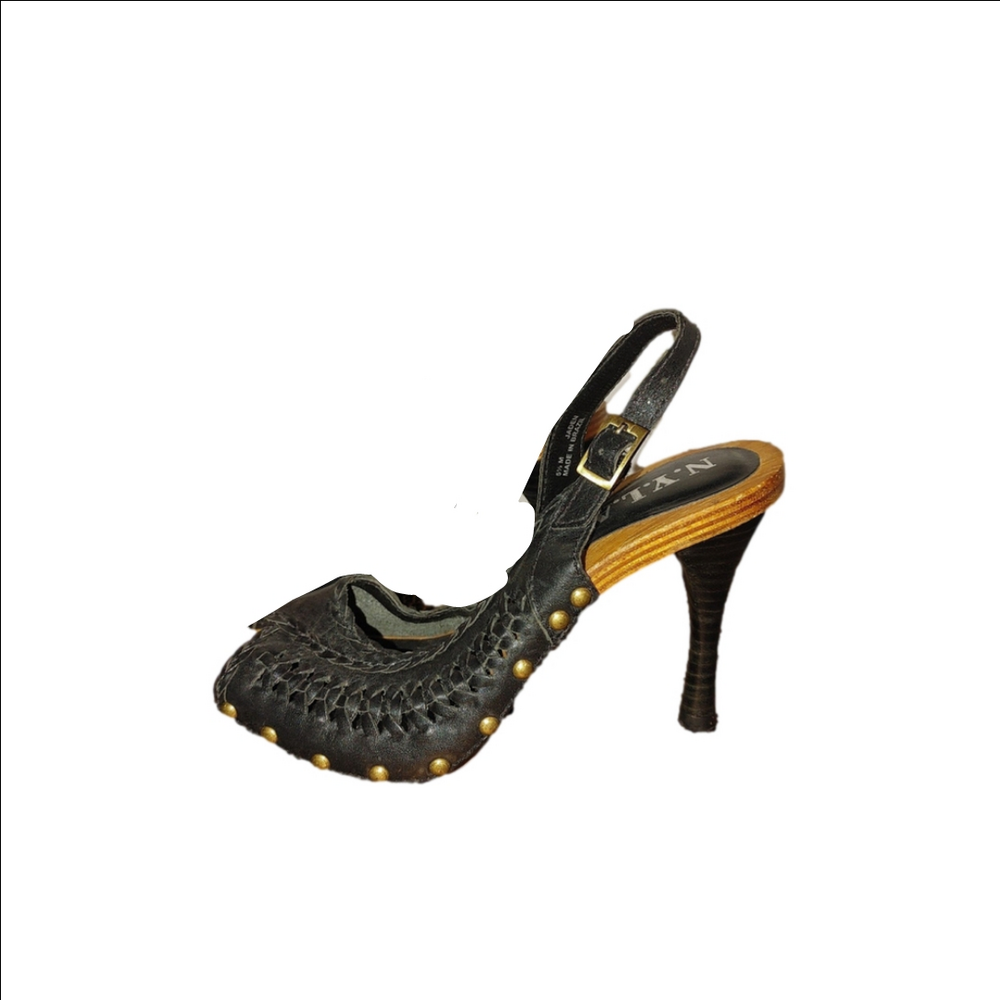 N.Y.L.A. Jaden Leather Heel Size